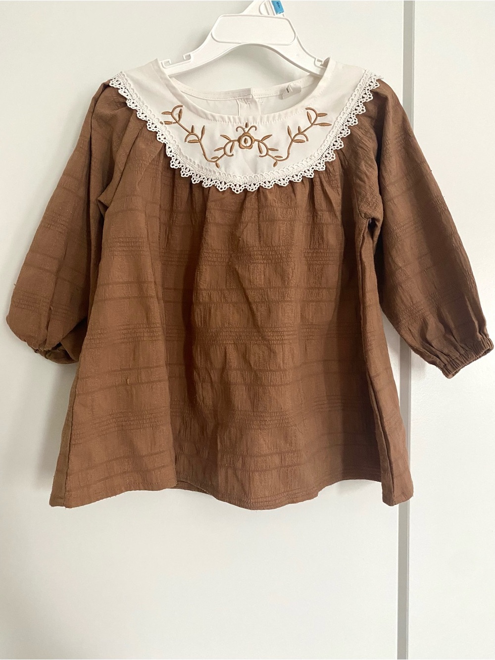 Toddler Girl Embroidered Dress Top